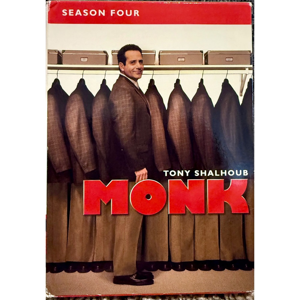 Universal Studios Monk The Complete Fourth Season DVD Set Tony Shalhoub